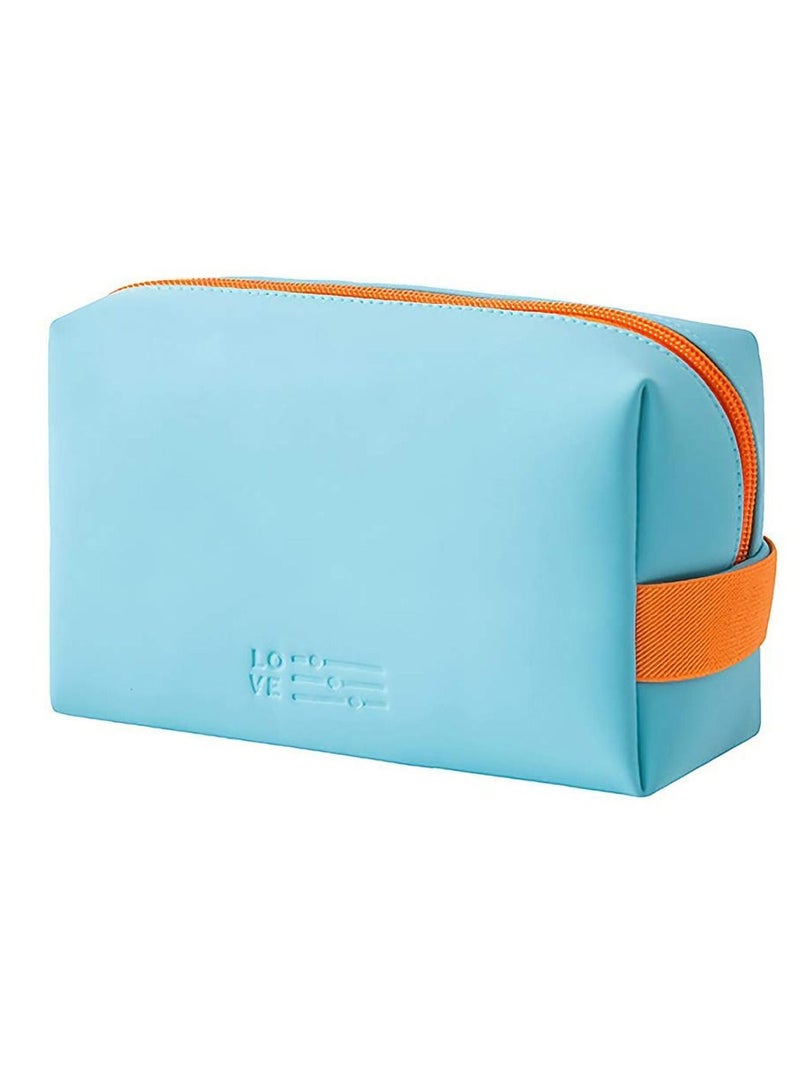 KASTWAVE Small Makeup Bag, Travel Cosmetic Bag for Women Girls, Zipper Pouch Makeup Organiz - Image 1