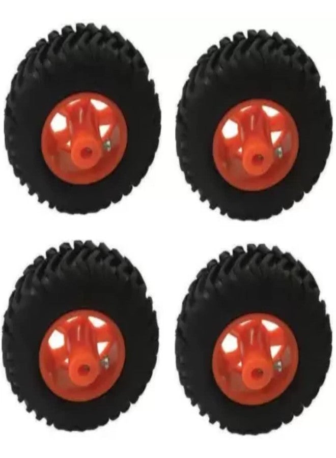 Robodo 8X2.5Cm Red Motor Wheels Educational Electronic Educational Electronic Hobby Kit - Image 1