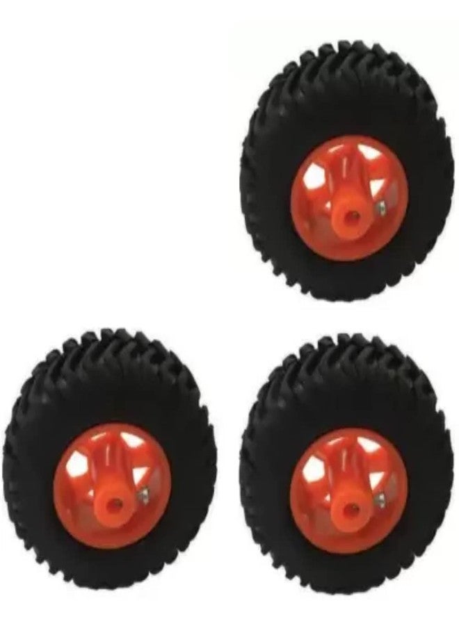 Robodo 8X2.5Cm Red Motor Wheels Educational Electronic Educational Electronic Hobby Kit - Image 3