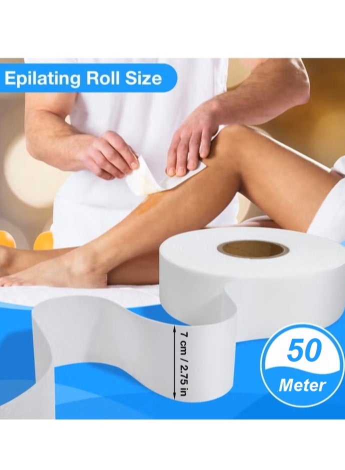 رول ورق لشمع إزالة الشعر أبيض - 50 متر - Image 3