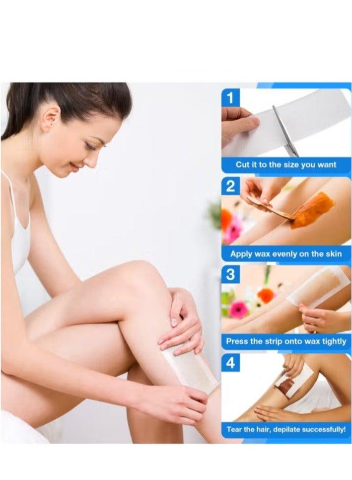 رول ورق لشمع إزالة الشعر أبيض - 50 متر - Image 4