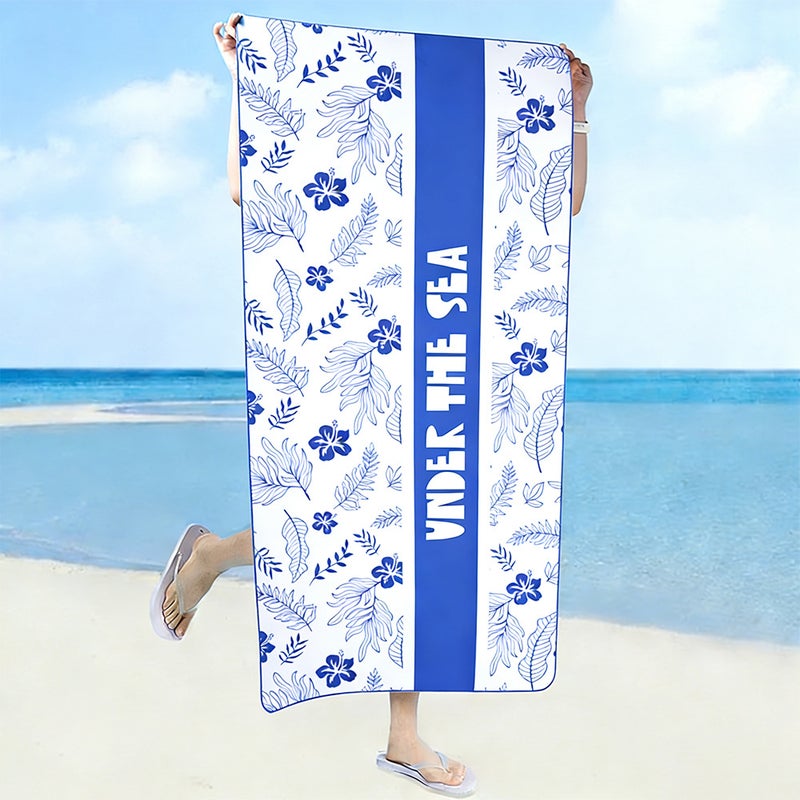 Wearable Quick-Drying Beach Towel, Sports Absorbent Towel, Microfiber Sun Protection Portable Hot Spring Bath Towel - Image 2