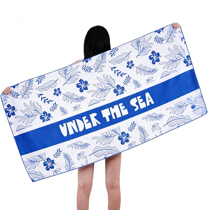 Wearable Quick-Drying Beach Towel, Sports Absorbent Towel, Microfiber Sun Protection Portable Hot Spring Bath Towel - Image 3