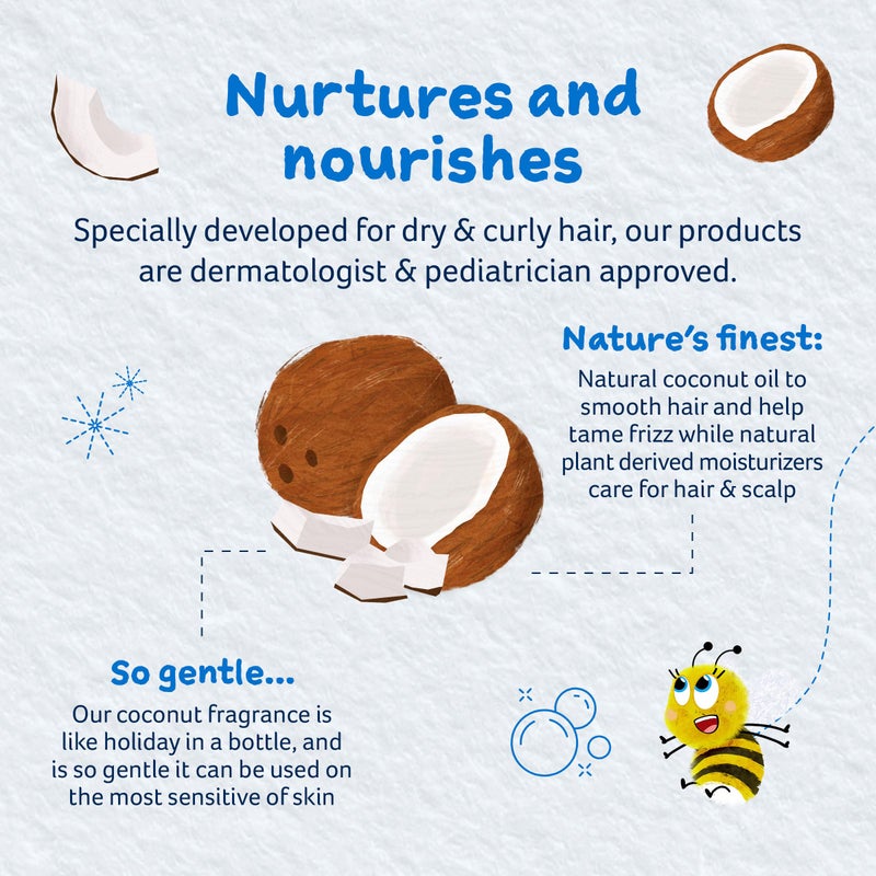 Childs Farm, Kids Coco-Nourish Leave in Conditioner, Organic Coconut,Curly & Coily Hair, Conditions & Nourishes, Suitable for Dry, Sensitive & Eczema-Prone Skin & Scalp, 4.2 Fl Oz - Image 5