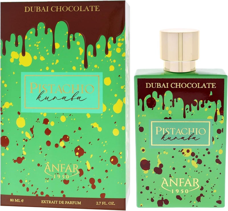 Anfar Pistachio Kunafa by Anfar 1950 – Luxury Unisex Perfume with Rich Chocolate, Pistachio, Amber Vanilla & Cardamom, 80ml Extrait De Parfum - Image 4