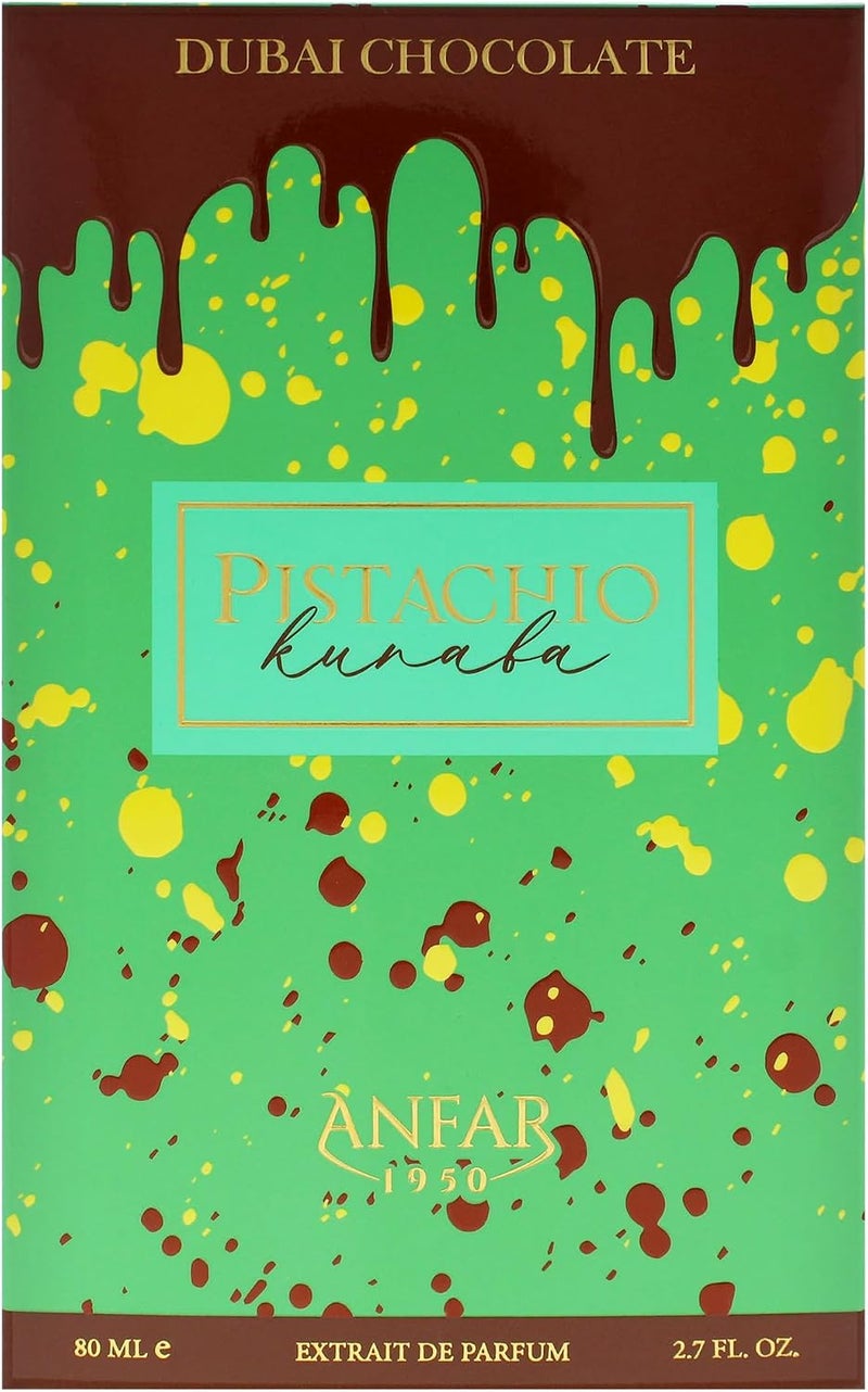 Anfar Pistachio Kunafa by Anfar 1950 – Luxury Unisex Perfume with Rich Chocolate, Pistachio, Amber Vanilla & Cardamom, 80ml Extrait De Parfum - Image 5