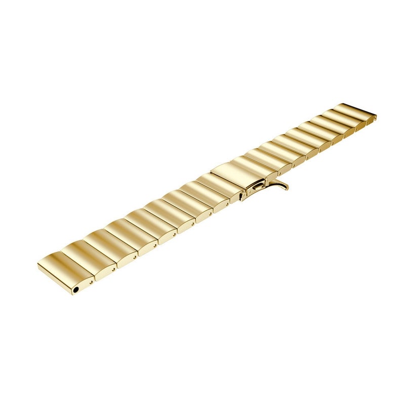 erorex 22Mm For Huawei Watch Gt2E Gt2 46Mm A Flat Buckle Stainless Steel Watch Band (Golden) - Image 5