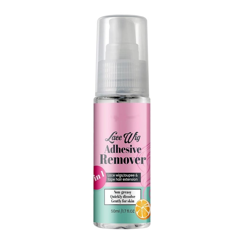 Wear resistant Tape-in Extension Remover Hair Glue Remover, Lace Remover Spray for Wigs, Gently Removes Adhesive and Glue, Non-Greasy, Easy to Clean, Fast Acting with Citrus Scent, No Harsh Solvents or Fumes Practical design alternatives - Image 1