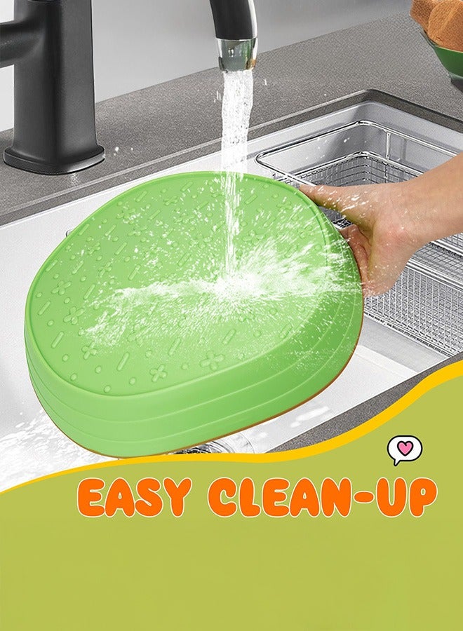 XiuWoo 5PC Stepping Stones for Kids, Non-Slip Rubber & Plastic Balance Toddler Stepping Stones for Children's Coordination Skills, Sensory Toys Obstacle Course for Kids Indoor Outdoor Play - Image 5