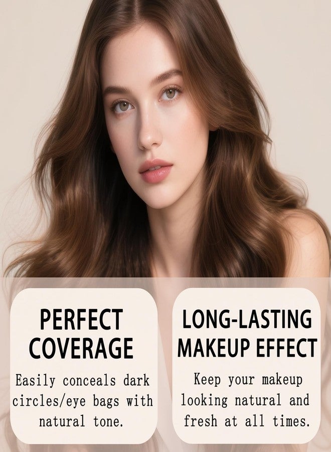 Yishifa Colored Clay CC Undereye Corrector - Color Corrector for Dark Circles with Brush, Natural Coverage Concealer, Smooth, Hydrating Under Eye Concealer for Women & Men (02#Natural) - Image 2