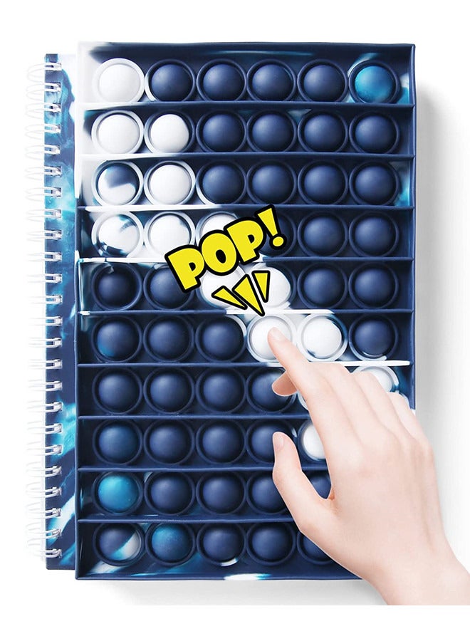 ISank Spiral Notebook Push Pop Bubble Fidget Sensory Toys  - Image 1