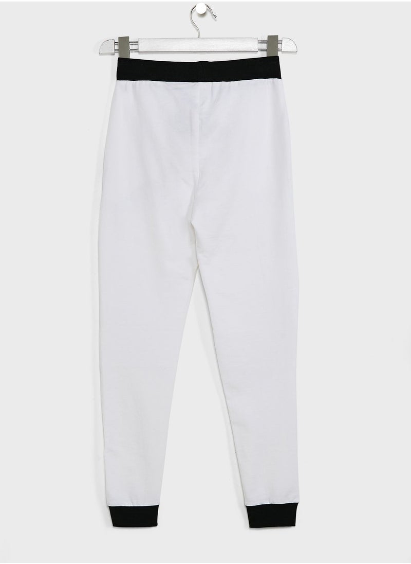 Warner Bros - Youth Batman Logo Sweatpants - Image 1