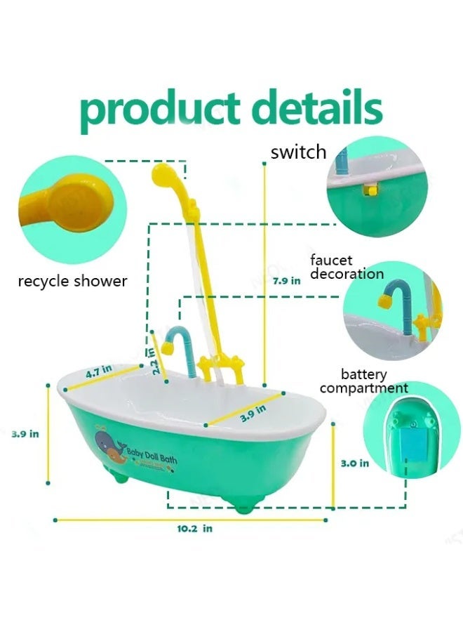 Electric Bird Bathtub with Automatic Shower, Recirculating Water Tub for Parrots and Small Birds, Interactive Bathroom Accessory with Faucet and Sprayer, Training and Cleaning Toy - Image 4