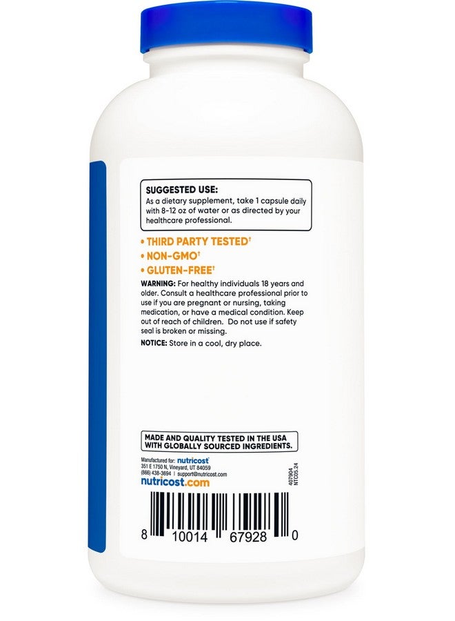 نيوتريكوست إل-أرجينين 500 مجم، 300 كبسولة - خالية من الجلوتين وغير معدلة وراثيًا - Image 4
