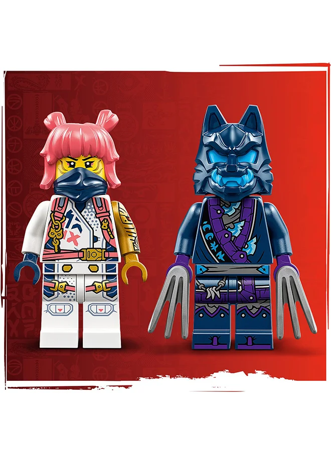 LEGO LEGO NINJAGO® Sora's Base Tech Droid 71807, Kids' Adventure Playset with Customizable Figure and Sora Minifigure, Ninja V Gift for Boys and Girls Ages 7+