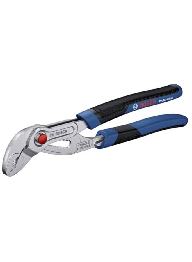 بوش BOSCH 250mm Water Pump Pliers, Rust-Resistant Chrome Vanadium Steel, Durable 2K Soft Grip, Ideal for Gripping & Turning, Suitable for Pipes up to 46mm - Image 1