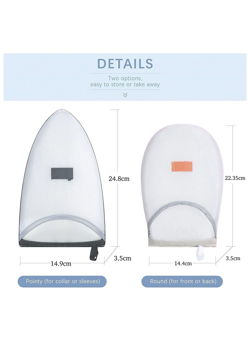 Garment Steamer Ironing Glove Waterproof Anti Steam Mitt with Finger Loop Household Ironing Sponge Pad  - Image 3