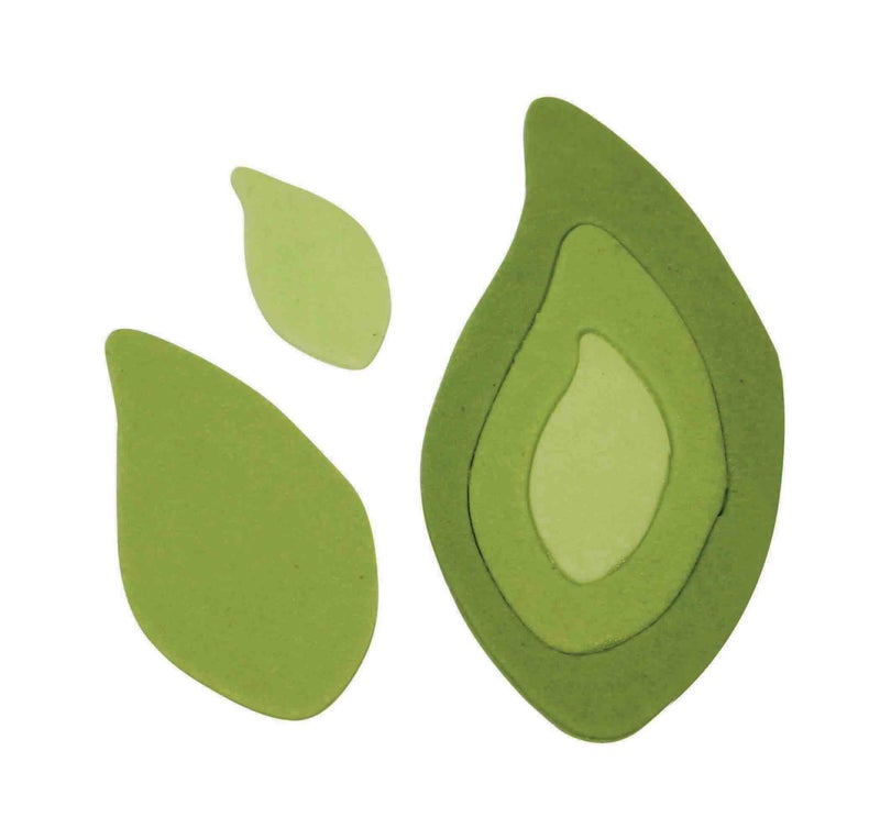 PME Stainless Steel Leaf  Set of 3 Cutters  Standard  Silver - Image 2