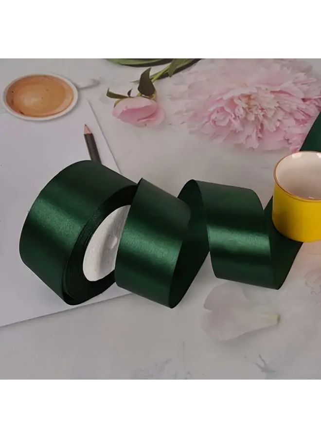 Satin Ribbon 5 Rolls Pack Golden Yellow for Wedding Cake Decor Gift Wrapping - Image 4
