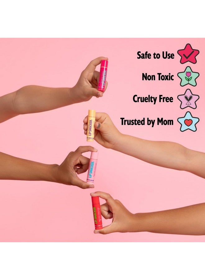 Lip Smacker Lip Smacker Lippy Pals Swirls, Sanrio Hello Kitty, Flavored Moisturizing & Smoothing Soft Shine Lip Balm, Hydrating & Protecting Fun Tasty Glossy Finish, Cruelty-Free & Vegan - Cheerful Cherry, Kiwi  - Image 2