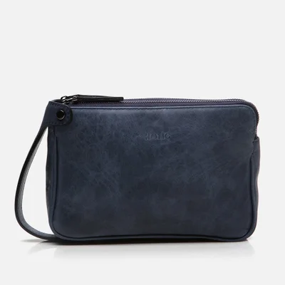 Hotiç 04CAH298840A680 GENUINE Leather Navy Blue Men's Bag