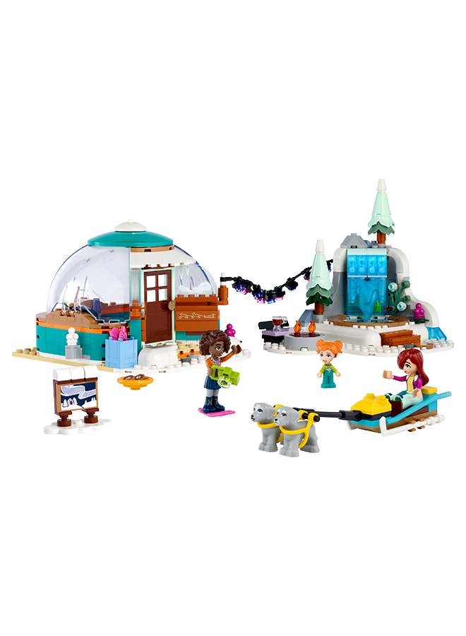 ليغو Friends Igloo Holiday Adventure 41760 Building Toy Set For Ages 8+; With 2 Mini-Dolls, 1 Micro-Doll, 2 Dog Characters And Accessories; A Gift For Kids Who Love Snowy Adventures And Pretend Play (491 Pieces)