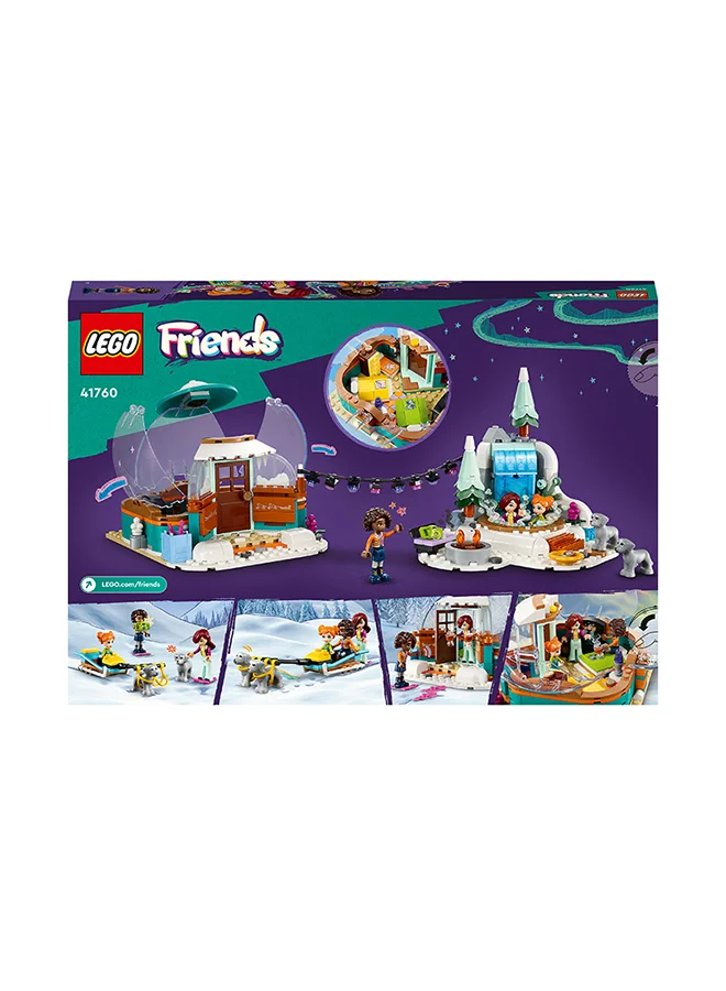 ليغو Friends Igloo Holiday Adventure 41760 Building Toy Set For Ages 8+; With 2 Mini-Dolls, 1 Micro-Doll, 2 Dog Characters And Accessories; A Gift For Kids Who Love Snowy Adventures And Pretend Play (491 Pieces)