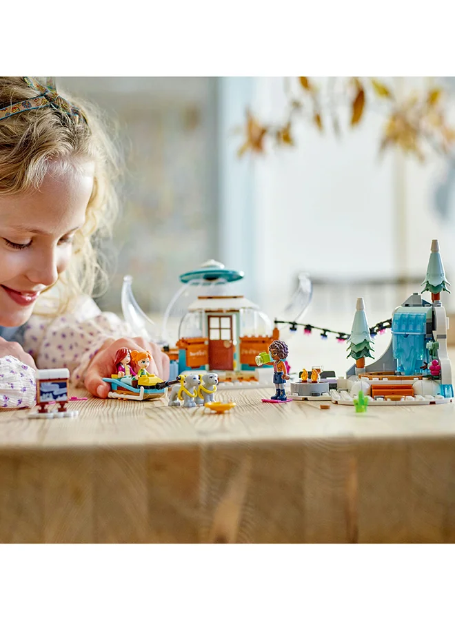 ليغو Friends Igloo Holiday Adventure 41760 Building Toy Set For Ages 8+; With 2 Mini-Dolls, 1 Micro-Doll, 2 Dog Characters And Accessories; A Gift For Kids Who Love Snowy Adventures And Pretend Play (491 Pieces)