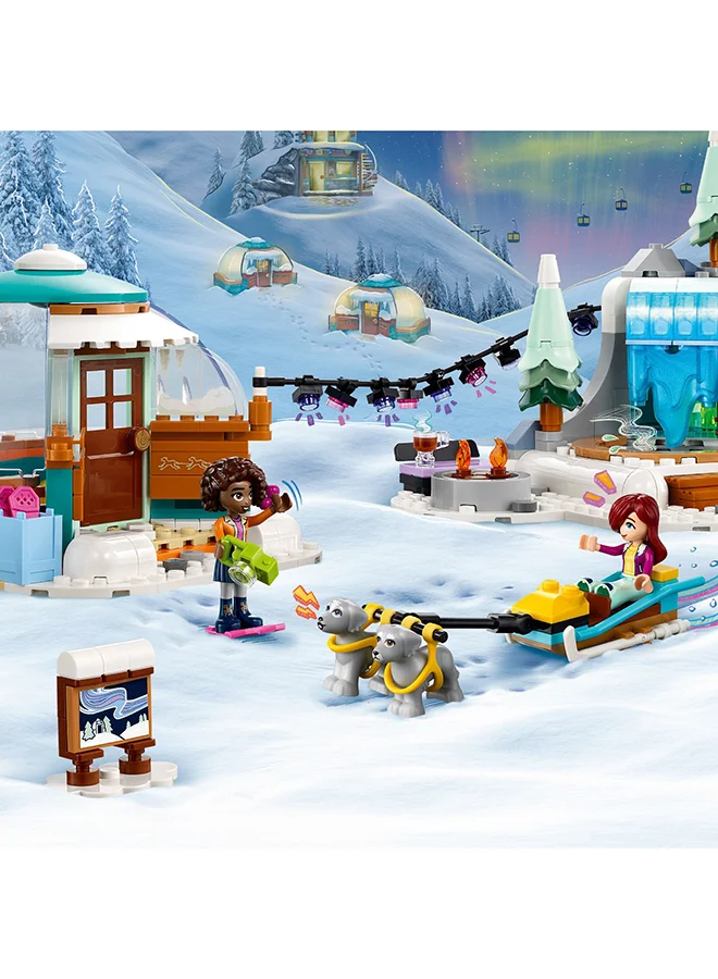 ليغو Friends Igloo Holiday Adventure 41760 Building Toy Set For Ages 8+; With 2 Mini-Dolls, 1 Micro-Doll, 2 Dog Characters And Accessories; A Gift For Kids Who Love Snowy Adventures And Pretend Play (491 Pieces)