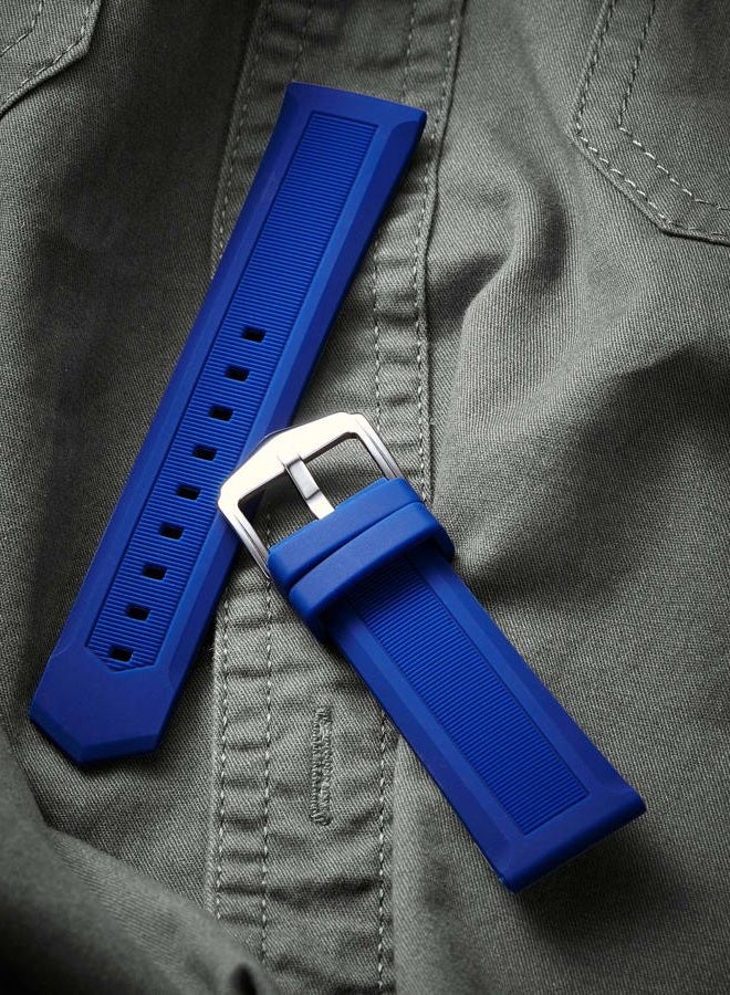 Binlun Silicone Watch Straps 12mm-28mm Replacement Rubber Watch Bands Waterproof Sport Watchbands for Women Men (White/Red/Black/Blue/Orange/Green/Grey) （Red，24mm） - Image 2