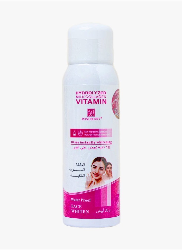 Generic Hydrolyzed Milk Lightening Spray with Vitamin & Collagen White 150ml  - Image 3