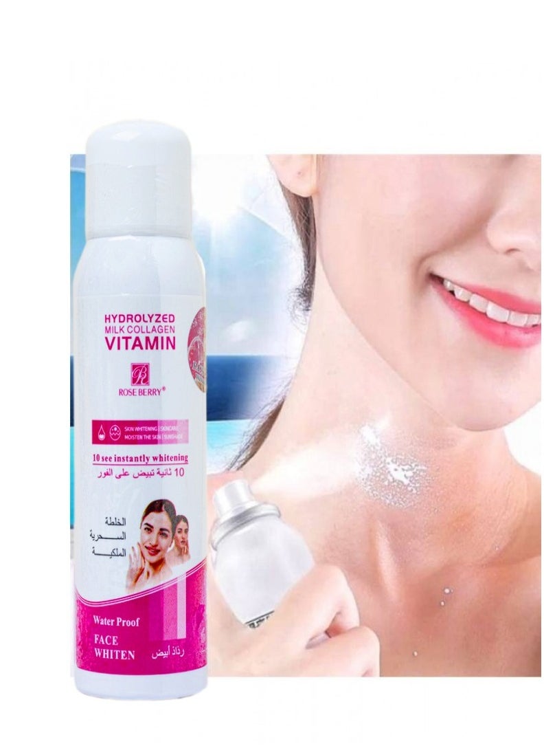 Generic Hydrolyzed Milk Lightening Spray with Vitamin & Collagen White 150ml  - Image 1