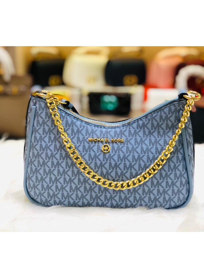 MK حقيبة كتف مايكل كورس مع سحر القمر مع صندوق أصلي وغطاء غبار