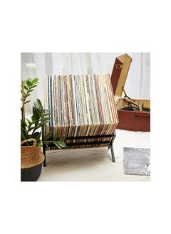 The Bros Record Holder - Matte Black Metal - 80-100 LP Storage - Simple, Quick Assembly - Vinyl Display, Storage - High-End Design - Protects Vinyl - Organize Albums - Book, Magazine, Files  - Image 5