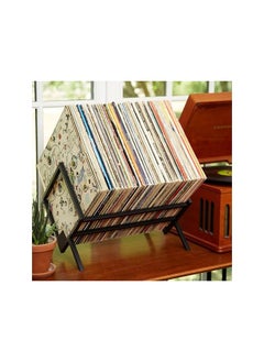 The Bros Record Holder - Matte Black Metal - 80-100 LP Storage - Simple, Quick Assembly - Vinyl Display, Storage - High-End Design - Protects Vinyl - Organize Albums - Book, Magazine, Files  - Image 3