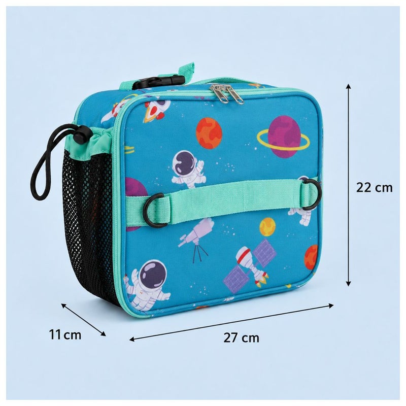 Bonbon - Insulated Kids Lunch bag With Bottle Holder - Space Tour - Image 5
