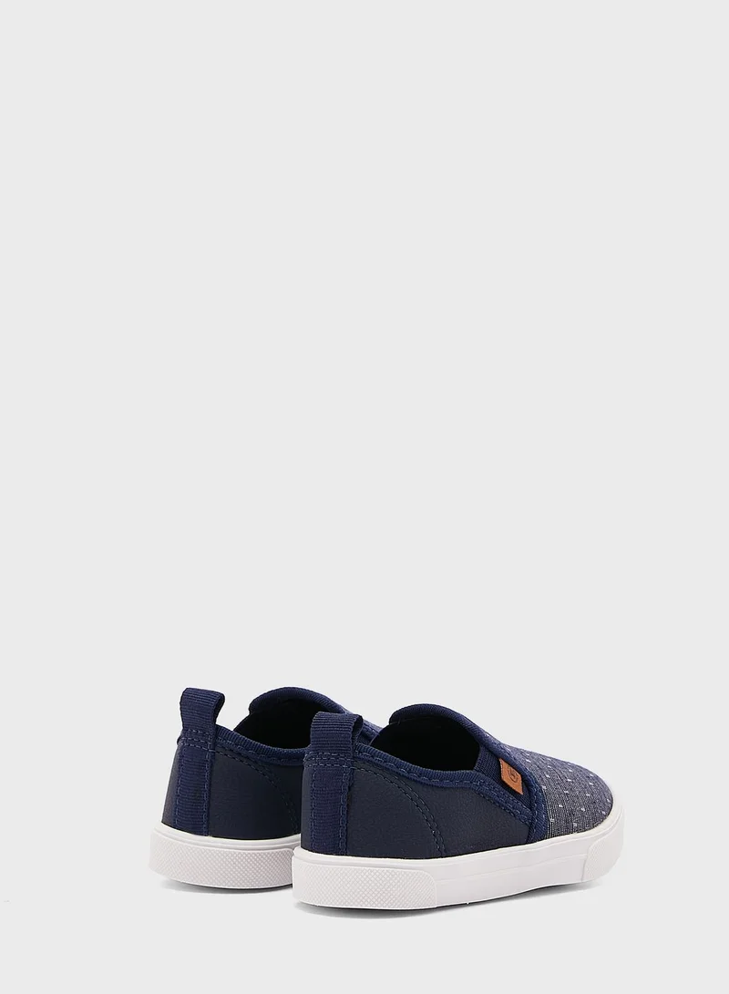 MOLEKINHA Kids Dot Brooklynn Slip Ons