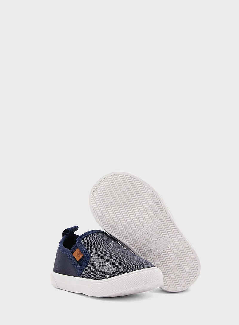MOLEKINHA Kids Dot Brooklynn Slip Ons