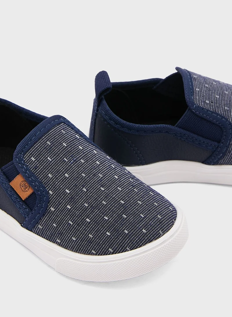 MOLEKINHA Kids Dot Brooklynn Slip Ons