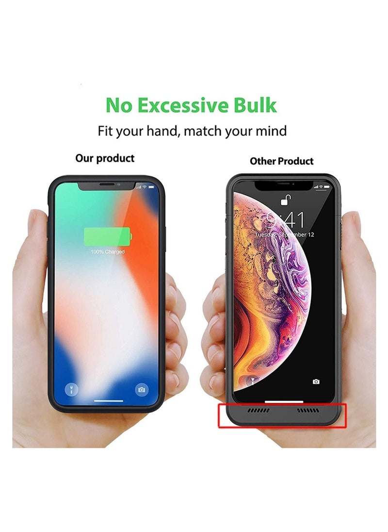 Raxoom 3200mAh Portable Charging Case Extended Battery Pack Cover For Iphone Xs - Image 3