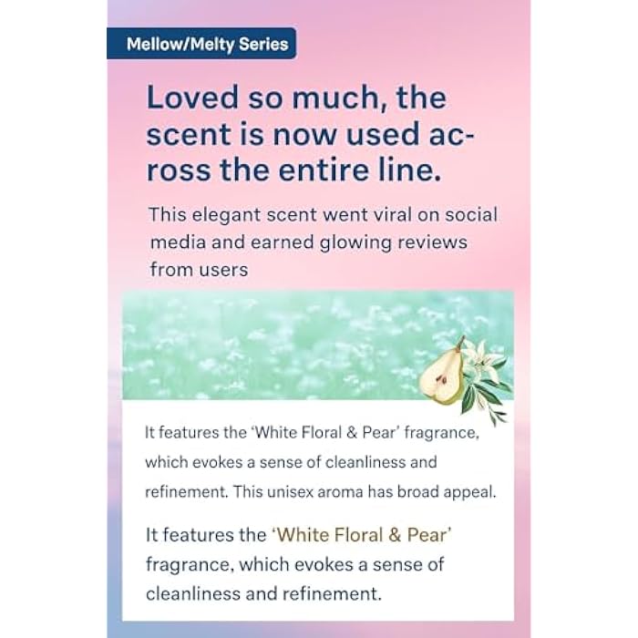 Plus eau Melty Hair Treatment Conditioner - Deep Moisture & Smooth Repair Care, White Floral & Pear Scent, 15.2 fl oz (450ml) Pump Bottle, Made in Japan - Image 5