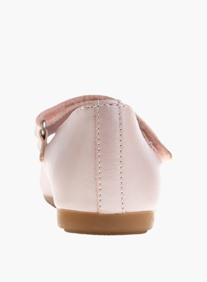 Pablosky Girls Ballerina Shoes With Hook And Loop Closure  - Image 3