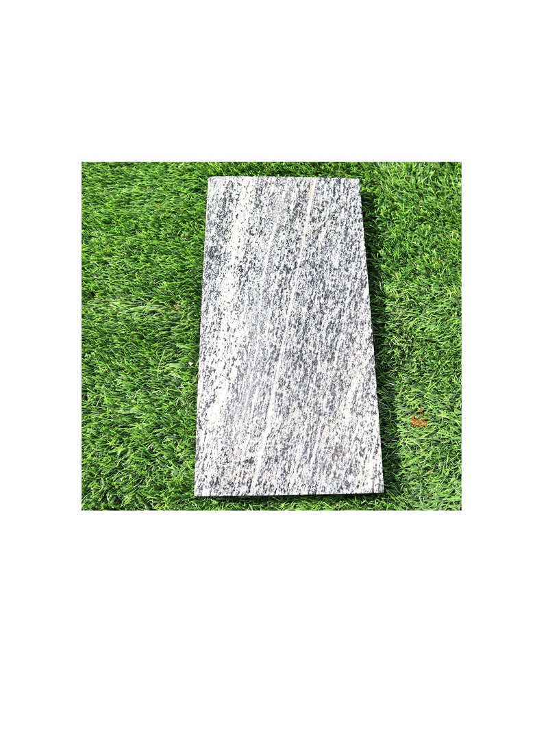 KNP Garden stepping stones Anti-slip Rectangular 20x40cm Gray Single Stone - Image 1