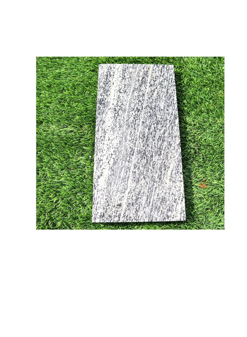 KNP Garden stepping stones Anti-slip Rectangular 20x40cm Gray Single Stone - Image 2