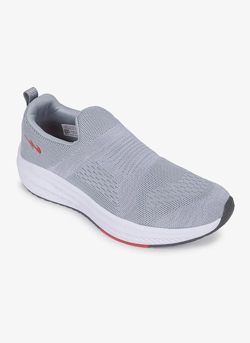 كامبس Men Cyber Memory Foam Slip-On Walking Shoes-Grey