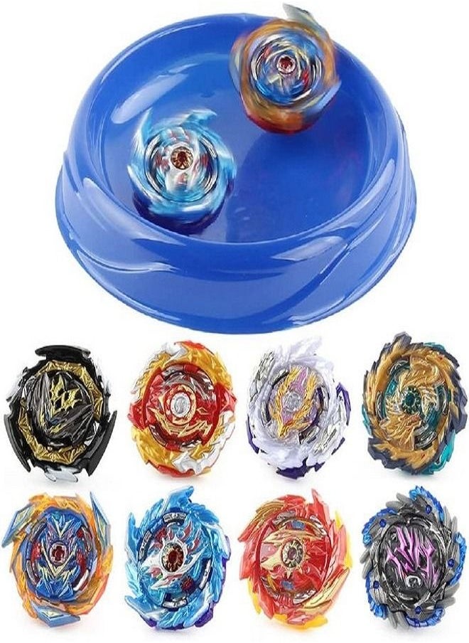 SB - Beyblade Burst Gyro Toy Set 8 Spinning Tops 3 Launchers 1 Arena Combat Battling Game with Protable Storage Box - Image 1