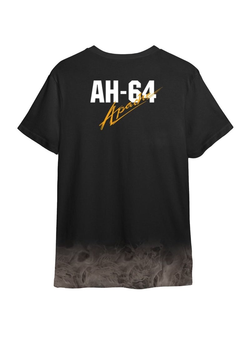 Fighter Gifts Apache Polyester T-shirt  - Image 2