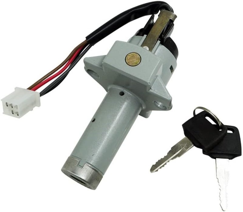 woobles Motorcycle Handlebar Lock, Motorcycle Electric Door Lock Motorcycle 4 Wire Ignition Key Switch Motorcycle Handlebar Tap Lock Compatible with Wy-125 Cb-125 - Image 3