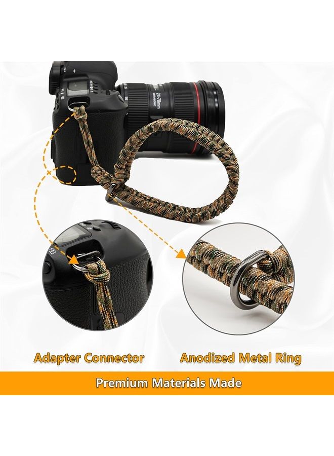 Sunya Camera Wrist Strap for Photographers Paracord Rope Camera Hand Strap Compatible for DSLR or Mirrorless Camera - Image 4