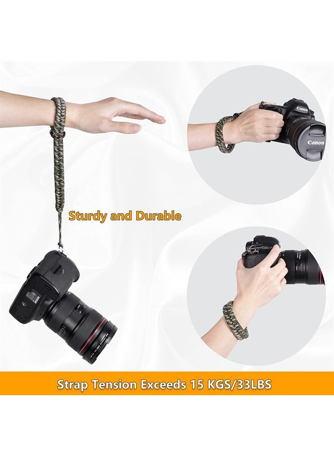 Sunya Camera Wrist Strap for Photographers Paracord Rope Camera Hand Strap Compatible for DSLR or Mirrorless Camera - Image 5